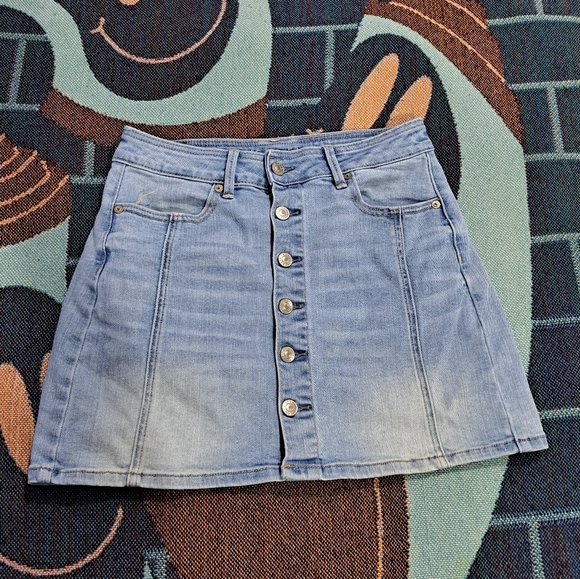 American Eagle Outfitters Dresses & Skirts - 💥3/$25💥AMERICAN EAGLE DENIM MINI SKIRT-4